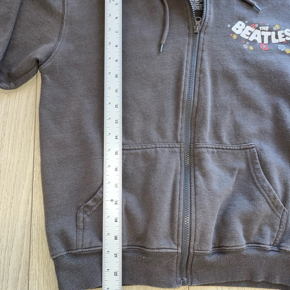 Beatles Hoodie Come Together Size Small Brown Sweatshirt Apple Corps - Picture 5 of 8